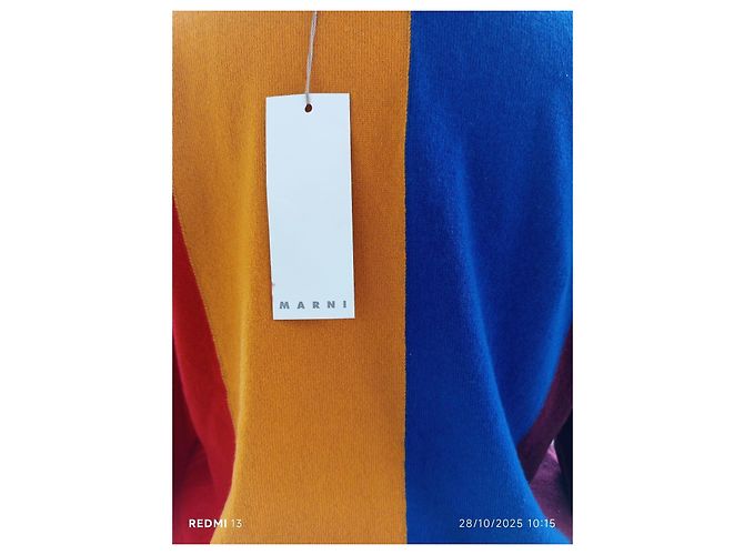 Marni Color-block Pullover aus Wolle und Kaschmir Mehrfarben - Ansicht 8