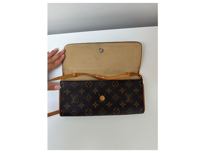 Louis Vuitton Twin Pochette Monogram Canvas Braun Monogramm - Ansicht 6
