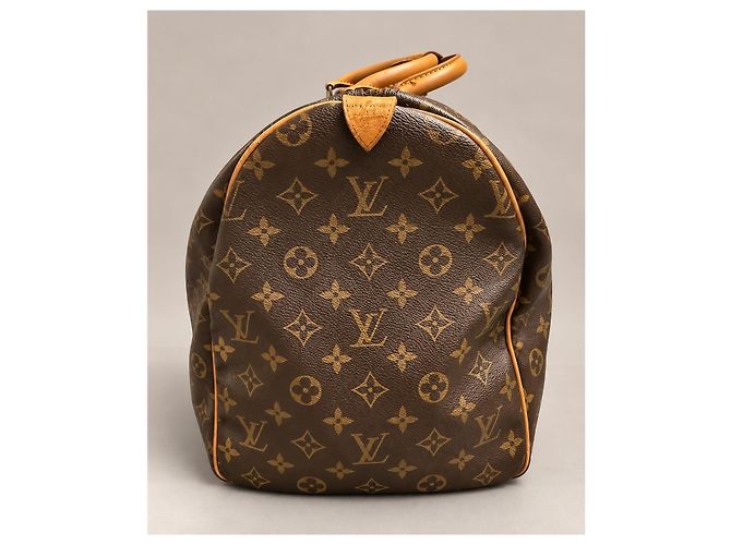 Louis Vuitton Keepall 50 Mala de Viagem Monogram Canvas Marrom Monograma - vista 4