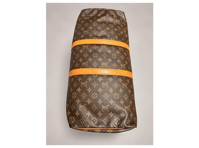 Louis Vuitton Keepall 50 Mala de Viagem Monogram Canvas Marrom Monograma - vista 7