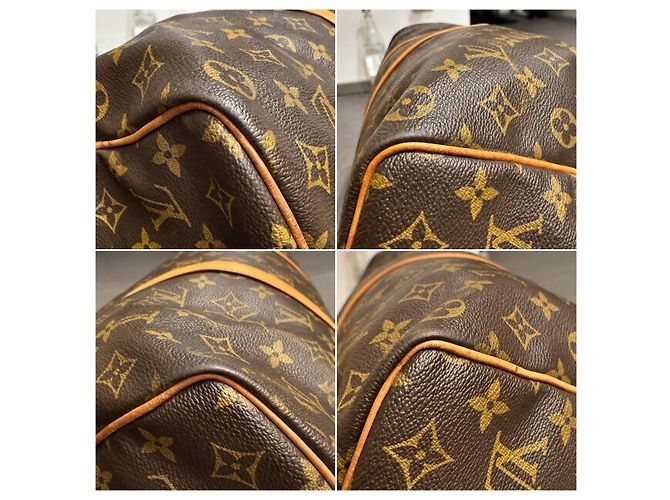 Louis Vuitton Keepall 50 Mala de Viagem Monogram Canvas Marrom Monograma - vista 8