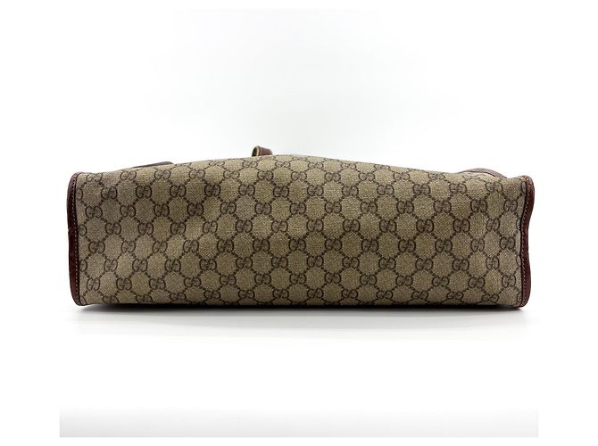 Gucci Ophidia Shopping GG Coated Canvas Medium Marrone - vista 6