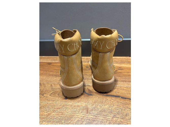 Botas Jimmy Choo x Timberland de cuero Castaño - vista 2