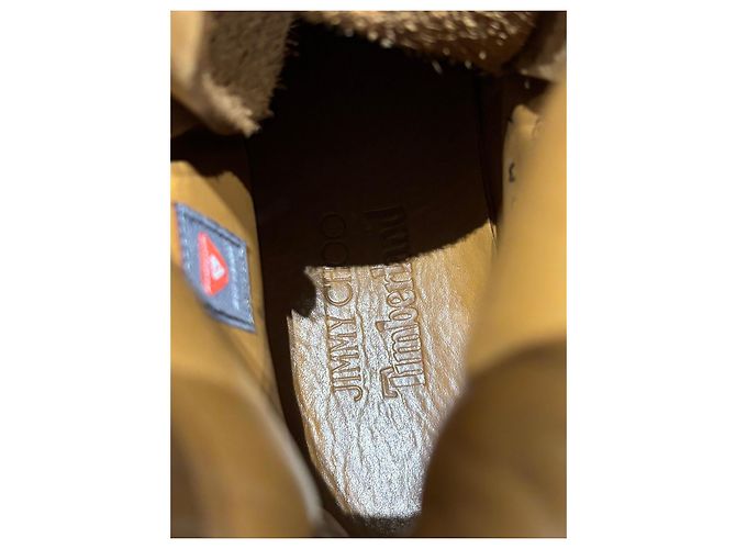 Botas Jimmy Choo x Timberland de cuero Castaño - vista 3