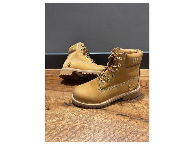 Botas Jimmy Choo x Timberland de cuero Castaño - vista 7