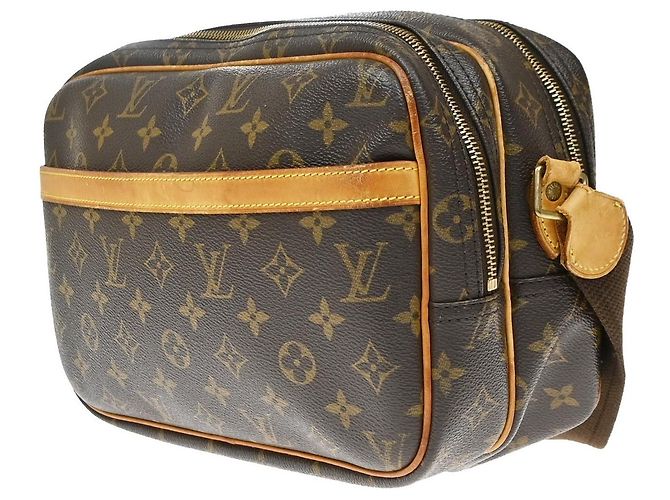 Louis Vuitton Reporter Monogram Canvas PM Marrone - vista 3