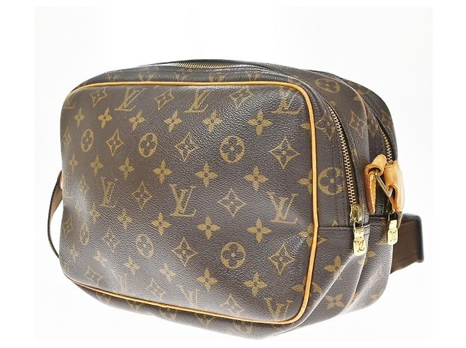 Louis Vuitton Reporter Monogram Canvas PM Marrone - vista 4