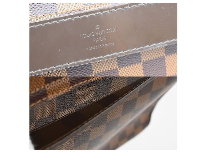 Louis Vuitton Shelton Messenger Damier Ebene MM Marrone - vista 6