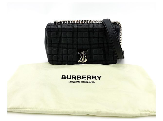 Burberry Lola Wallet on Chain aus gestepptem Leder Schwarz - Ansicht 2