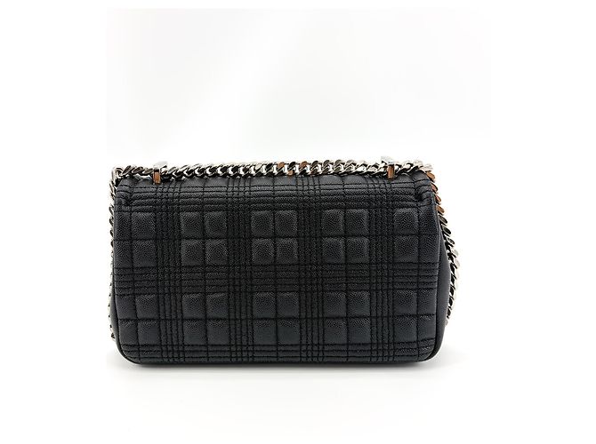 Burberry Lola Wallet on Chain aus gestepptem Leder Schwarz - Ansicht 3