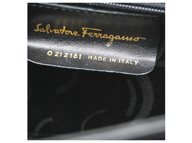 Salvatore Ferragamo Borsa in pelle con manico convertibile Nero - vista 7