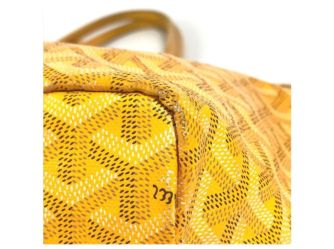 Borsa Tote Goyard Saint Louis PM Giallo - vista 11