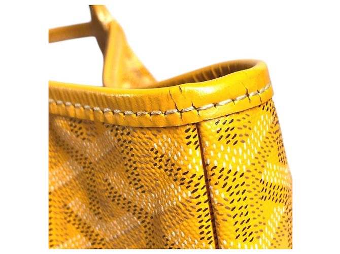 Borsa Tote Goyard Saint Louis PM Giallo - vista 12