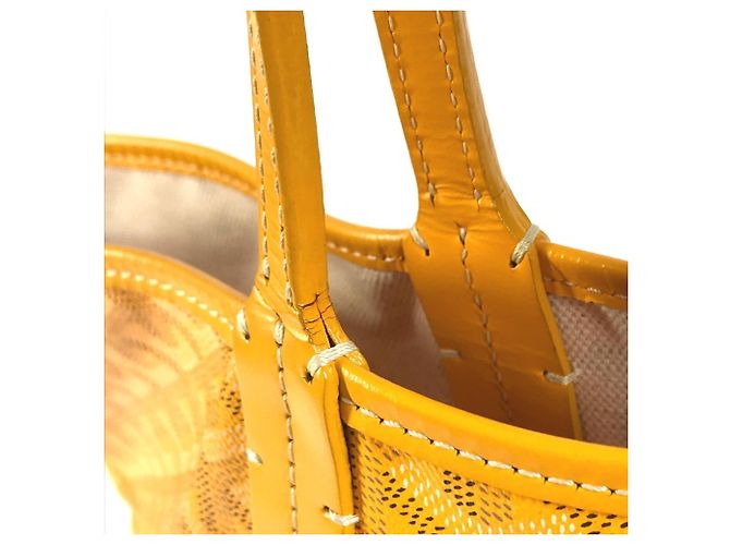 Borsa Tote Goyard Saint Louis PM Giallo - vista 13