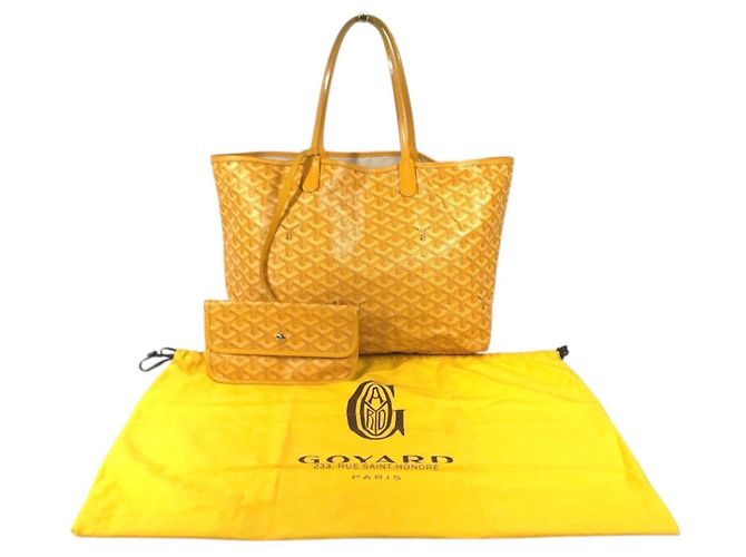 Borsa Tote Goyard Saint Louis PM Giallo - vista 17