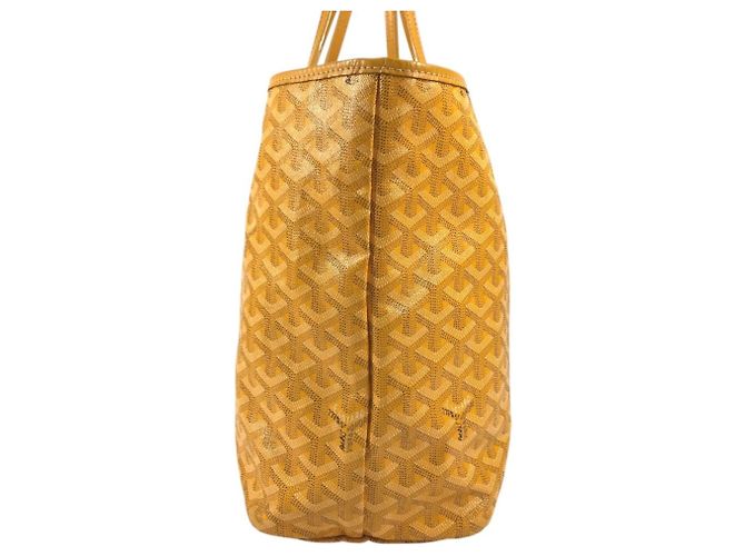 Borsa Tote Goyard Saint Louis PM Giallo - vista 4