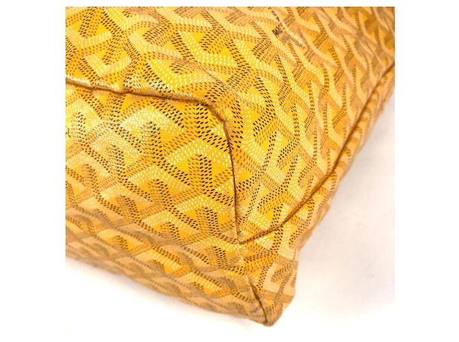 Borsa Tote Goyard Saint Louis PM Giallo - vista 7