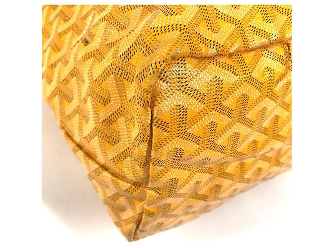 Borsa Tote Goyard Saint Louis PM Giallo - vista 8