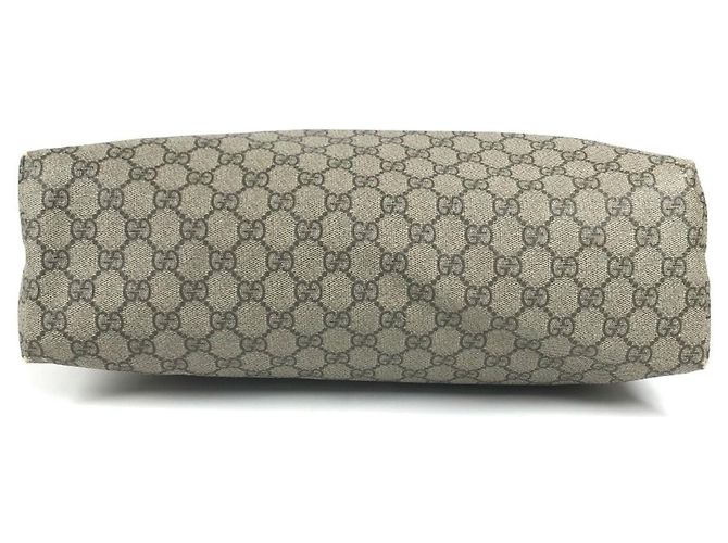 Gucci 211134 GG Supreme Sherry Line Shoulder Tote Beige - vista 5