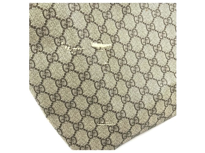 Gucci 211134 GG Supreme Sherry Line Shoulder Tote Beige - vista 9