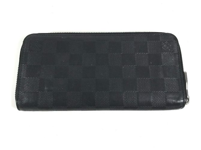 Louis Vuitton Damier Infini Lange Geldbörse Schwarz - Ansicht 2