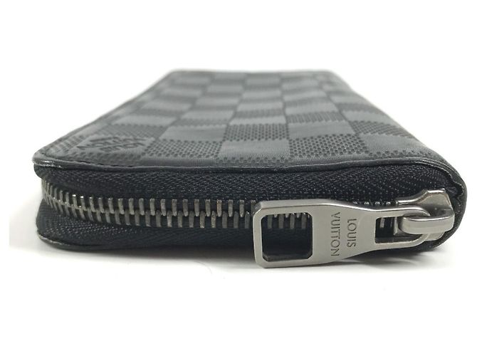 Louis Vuitton Damier Infini Lange Geldbörse Schwarz - Ansicht 3