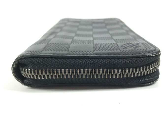 Louis Vuitton Damier Infini Lange Geldbörse Schwarz - Ansicht 4
