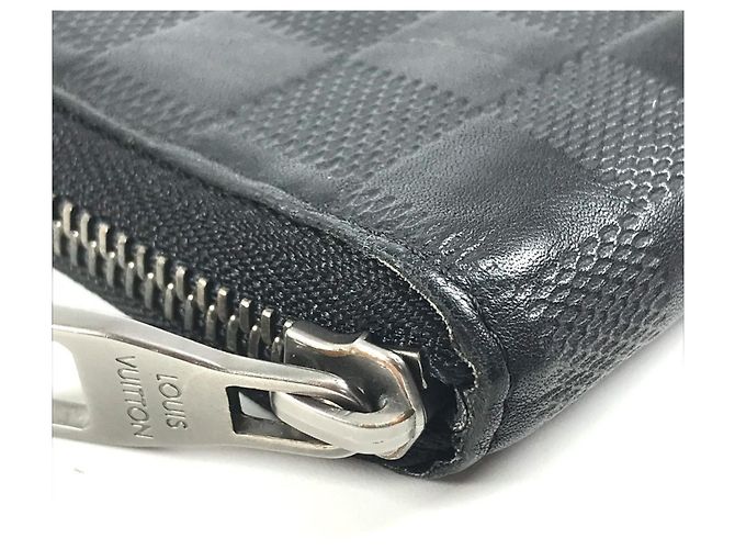 Louis Vuitton Damier Infini Lange Geldbörse Schwarz - Ansicht 7