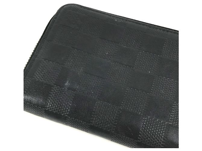 Louis Vuitton Damier Infini Lange Geldbörse Schwarz - Ansicht 9