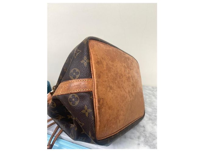 Noe Bolsa Louis Vuitton Noé Monogram Marrom Monograma - vista 8