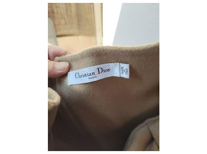 Christian Dior Sommerkleid aus Kaschmir Beige - Ansicht 2
