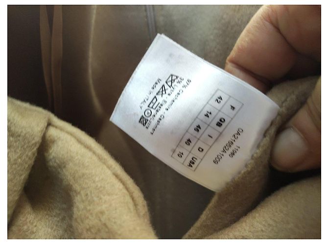 Christian Dior Sommerkleid aus Kaschmir Beige - Ansicht 9