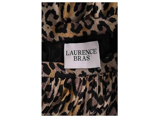 Gonna Laurence Bras in cotone beige - vista 5