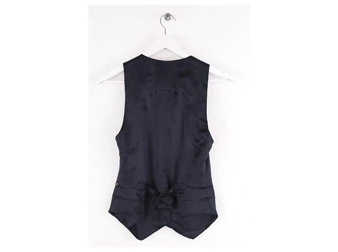 Cárdigan Sonia Rykiel de seda negro - vista 3