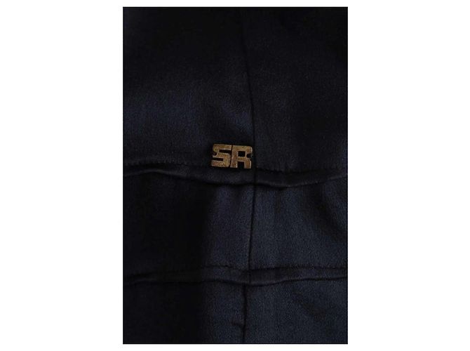 Cárdigan Sonia Rykiel de seda negro - vista 5