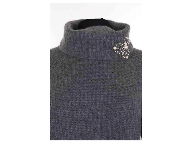 Pull en cachemire gris Max & Moi M - vue 2