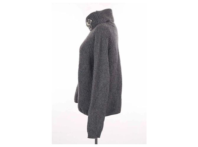 Pull en cachemire gris Max & Moi M - vue 3