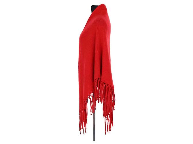 Capa de lana roja Max Mara - vista 2