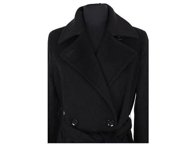 Cappotto in lana nero Max Mara - vista 2