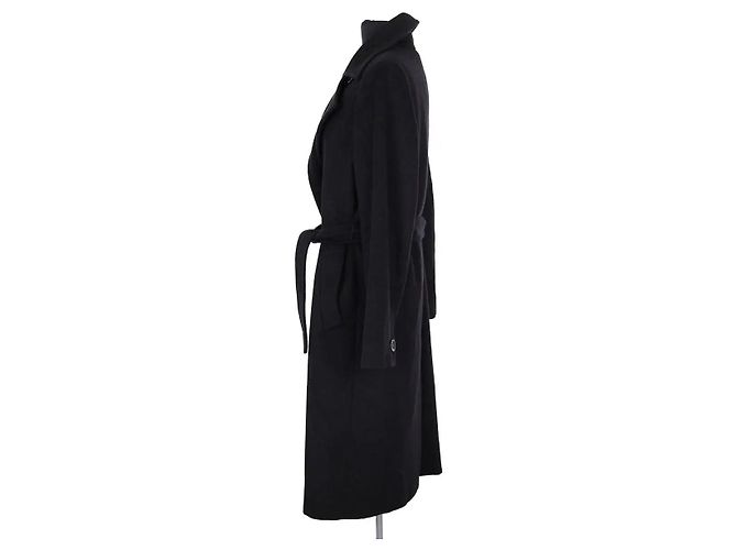 Cappotto in lana nero Max Mara - vista 3