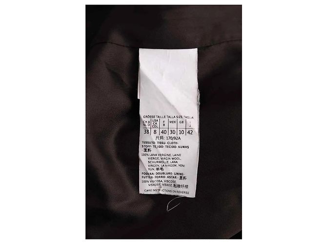 Cappotto in lana nero Max Mara - vista 6
