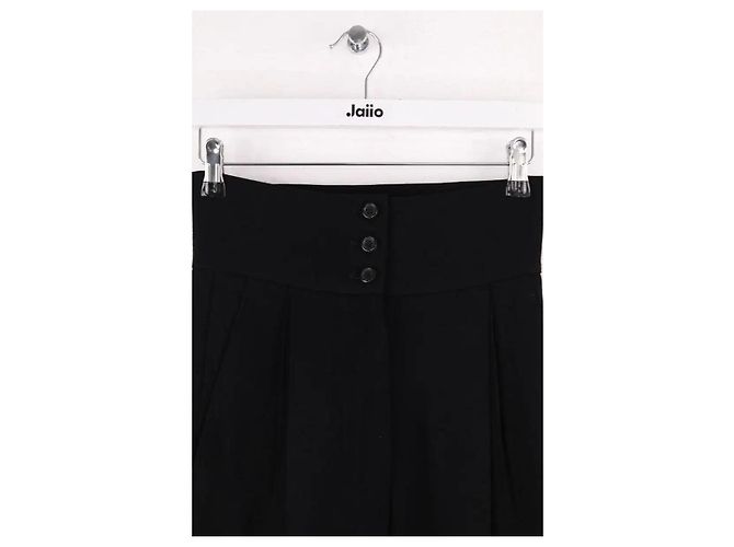 Yves Saint Laurent Weite schwarze Hose - Ansicht 2