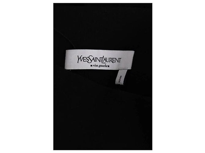 Yves Saint Laurent Weite schwarze Hose - Ansicht 5