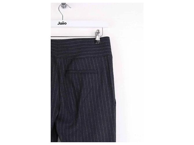Balmain Bootcut-Hose Anthrazit Anthrazitgrau - Ansicht 4