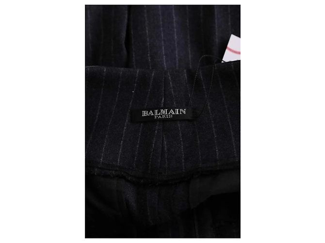 Balmain Bootcut-Hose Anthrazit Anthrazitgrau - Ansicht 5