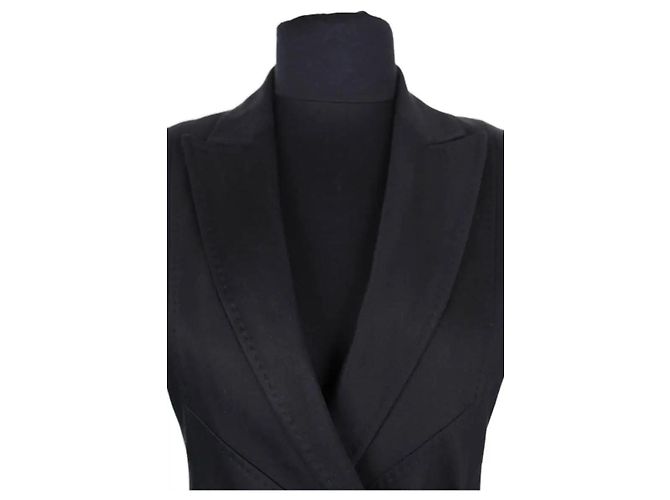 Blazer de algodão preto Dolce & Gabbana - vista 2