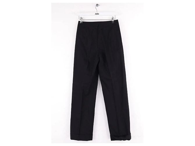 Dries Van Noten Schwarze gerade Hose - Ansicht 3