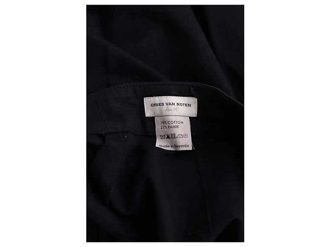 Dries Van Noten Schwarze gerade Hose - Ansicht 5