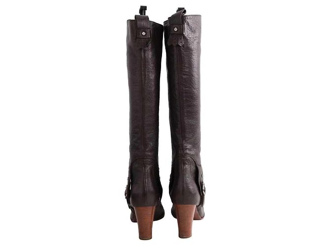 Céline Brown Leather Boots - view 2