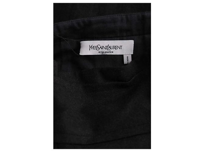 Falda Yves Saint Laurent de lana antracita Gris antracita - vista 5